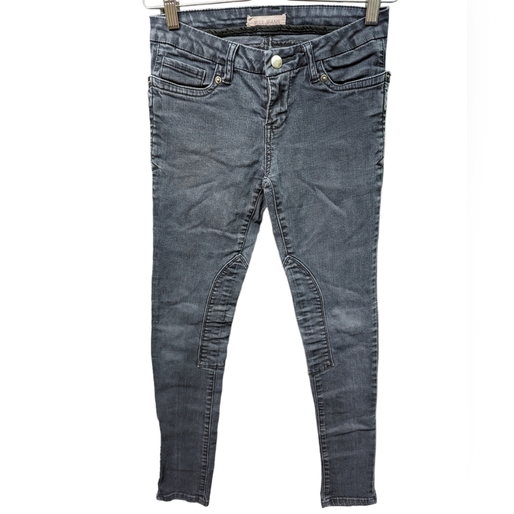 Wax Biker Style Skinny Jeans Sz 3